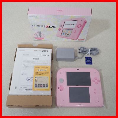 動作品 ニンテンドー2DS本体 FTR-001 ピンク PINK Nintendo 任天堂 箱説付【10