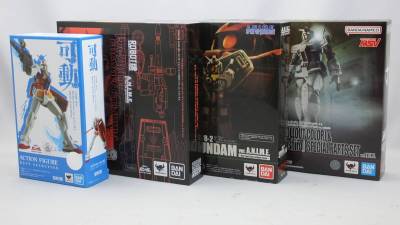 29_TT 99F) ROBOT魂 RX-78/C.A キャスバル専用ガンダムver.A.N.I.M.E. + RX-78-2 ガンダム3種類 合計4個セット