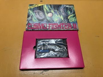 【Q52】COSMO FIGHTER II コスモファイター Falcom 日本ファルコム X1専用 エックスワン カセット版 カセットテープ PCゲーム 現状品