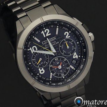 1円～◎未使用品◎CITIZEN シチズン アテッサ【ブラックチタンシリーズ F900 30周年記念限定】GPS電波ソーラー CC9075-61E F900◎付属完備