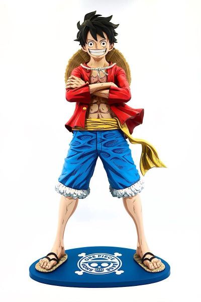 ONE PIECE フィギュア ルフィ ワンピース リペイント 一番くじ アニメ 2D 二次元塗装 ONE PIECE BASE SHOP MASTERLISE MAXIMUM