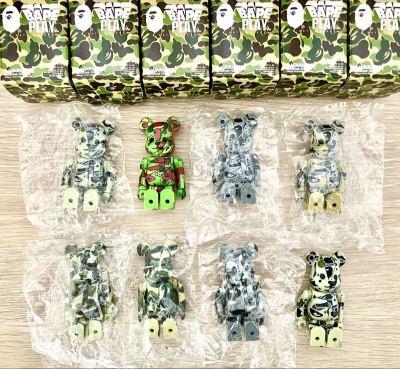 ベアブリック【BE@RBRICK】BAPE PLAY SERIES2 フルコンプ　8体セット（7種＋おまけ1体＝計8体　内袋未開封、箱付き）