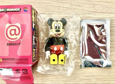 ベアブリック【BE@RBRICK】シリーズ17 アニマル　ミッキーマウス　Mickey Mouse（内袋未開封、カード付き）