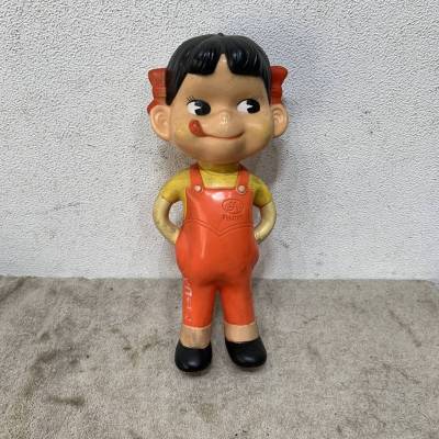 不二家　ペコちゃん　首振り人形　昭和レトロ　　XZ4394