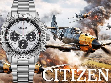 シチズン 航空パイロット【3年保証】200m防水 電池交換不要ソーラー クロノグラフ新品1円 逆輸入 腕時計ECO-DRIVE シルバー CITIZEN 腕時計