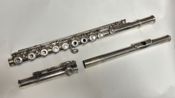 ムラマツ 村松 MURAMATSU フルート スターリングシルバー STERLING SILVER C足部管 ハードケース要メンテ / 管楽器 吹奏楽 ブラスバンド