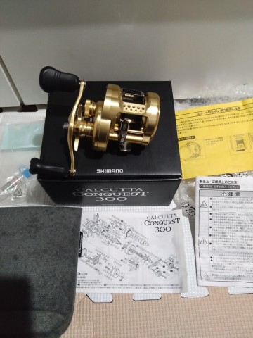 18 カルカッタコンクエスト300　オーバーホール済　雷魚　ナマズ　ビッグベイト　シーバス　アンタレス　バンタム　スコーピオン　アカメ