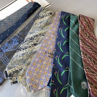 MS3947 未使用含む ブランド ネクタイ 9点 まとめて YSL Burberrys KENZO GIVENCHY STEFANO RICCI LANVIN Calvin Kleinなど ハイブラ