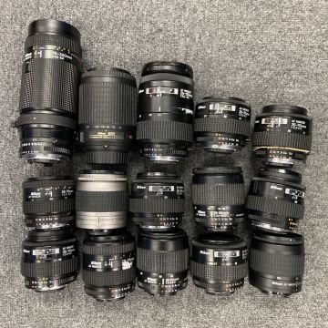 【A45】 計15個 Nikon 純正 ズームレンズ まとめ売り オートフォーカス AF 18-55mm 28-80mm 35-70mm 70-210mm など ジャンク品