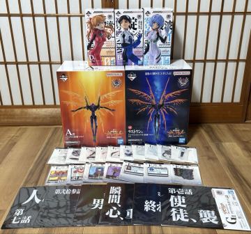 一番くじ 新世紀エヴァンゲリオン 30th Anniversary A賞、B賞、C賞、D賞、ラストワン賞　下位賞　おまけ付き　28点　セット　1円スタート