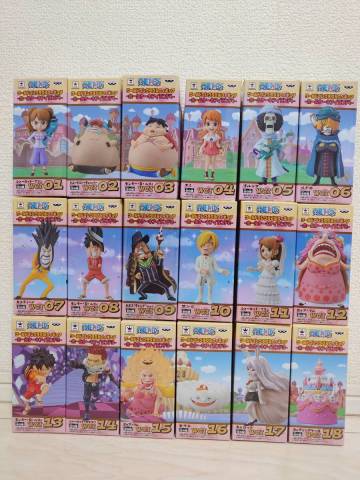 ワンピース　ワールドコレクタブルフィギュア-ホールケーキアイランド1・2・3-フルコンプセット