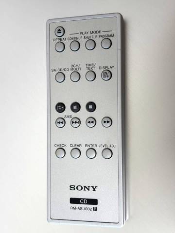 ソニーSONY　SCD-X501用CDリモコン　RM-ASU002 (USED)