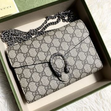 未使用級 GUCCI ディオニュソス GGスプリーム GG柄 ショルダーバッグ チェーンウォレット