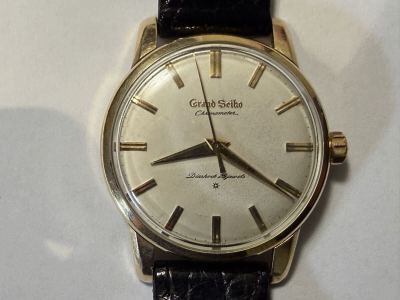 【稼働品】初代 グランドセイコー ファーストモデル 手巻 ２５石 クロノメーター 獅子メダル Grand Seiko Chronometer J14070 