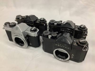 【42-9.NT】1円〜　ASAHI　PENTAX　アサヒペンタックス　フィルムカメラ&times;4P　※レンズは付いてません　中古品