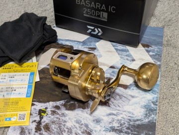 ダイワ　21バサラIC 250PL BASARA オーバーホール後、未使用 左ハンドル　検:ソルティガ300 100 オシアコンクエスト CT