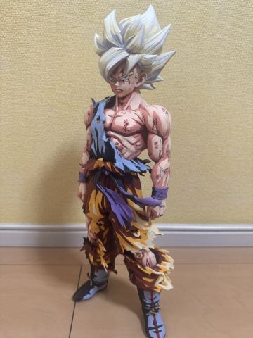 1円~ドラゴンボール フィギュア 孫悟空 マンガディメンションズ スーパーサイヤ人 リペイント 一番くじ　smsp