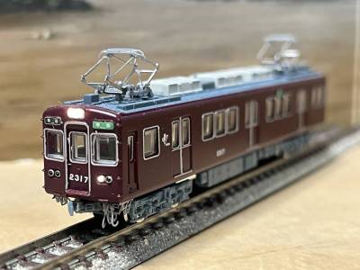 N化ライト点灯! M社と違う!! 阪急電車オリジナル 鉄道コレクション 阪急電鉄 2300系（表示幕改造車）7両セット TOMIX 鉄コレ 7300系と共に
