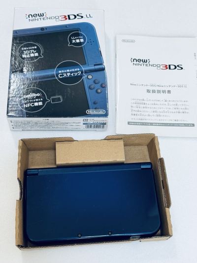 上下液晶IPS　　Newニンテンドー3DS LL メタリックブルー