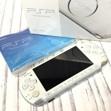 m001 Z2(60) SONY PSP-3000 本体 プレイステーション・ポータブル パールホワイト 稼働品 現状渡し PlayStation Portable PSP