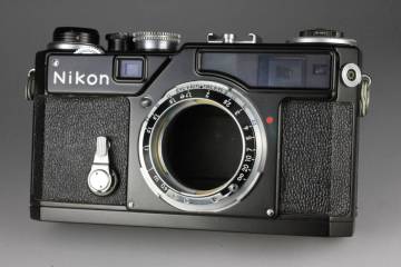 【良品】動作確認済み NIKON SP ブラック チタン幕 日本光学 ニコン レンジファインダー Nikon フィルムカメラ Nippon Kogaku #228-9