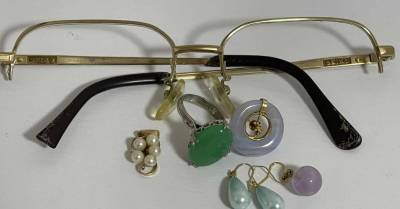 K18 / 14K刻印あり メガネ＋アクセサリー まとめ売り ジャンク扱い