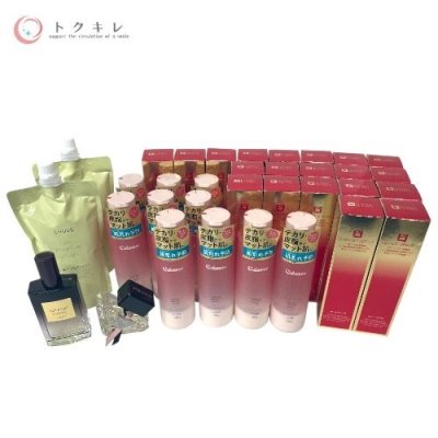 ♪1円スタート 送料無料 化粧品 香水など 大量34点セット プラダ メナード オーセント ナリス ルアンジュ ロート製薬 ルクエ カラミー