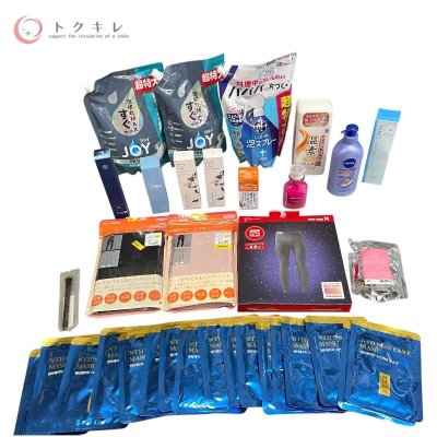 ♪1円スタート 送料無料 化粧品 雑貨など 大量34点セット ファンケル オルビス ユニクロ 花王 ワークマン ライフバンテージ アディクション