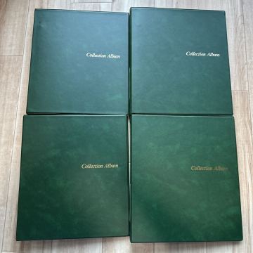 追加式　テージー切手シート収納アルバム CA-30 緑　台紙各20枚 4冊