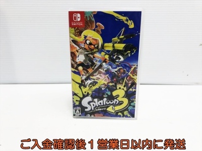 【1円】Switch スプラトゥーン3 ゲームソフト スイッチ 1A0207-313su/F8