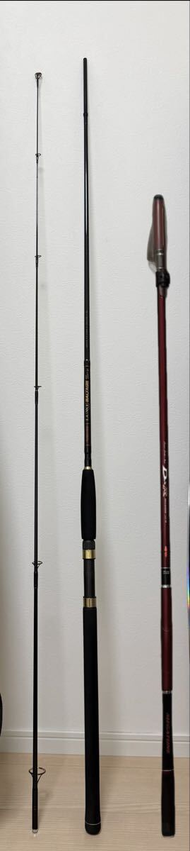 磯竿 釣竿 / ダイワ （DXR MEGATUNE 1.65-50）/ がまかつ （ラグゼソルテージ ベイシャフト90）/ ロッド ２本