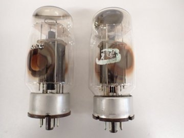 英国 GEC KT88 2本 茶ベース トリプルゲッター 傍熱ビーム管 出力管 真空管 ∬ 74E56-23