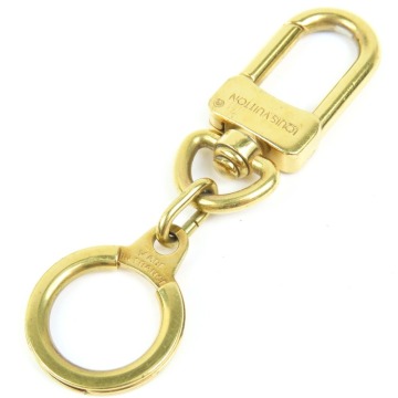 205681★1円スタート★LOUIS VUITTON ルイヴィトン 極美品 アノクレ キーリング キーチャーム キーホルダー メタル ゴールド