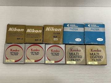 2410 カメラレンズ フィルター KOIDE/Kenko/Nikon 52mm BR-2/BR-3 OPTICAL まとめ売り アクセサリー 同梱不可