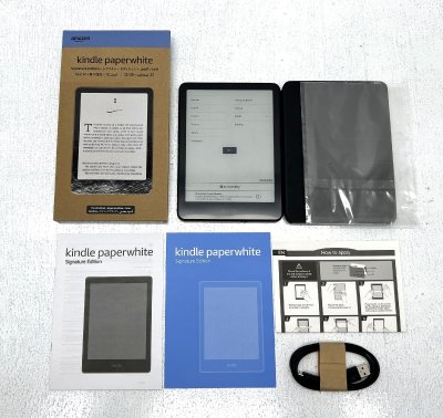 【盛岡70】Amazon 電子書籍リーダー Kindle Paperwhite シグニチャー エディション 第12世代 32GB 広告なし【中古/60】