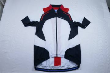 美品　シマノ SHIMANO　フルジップ　メッシュ サイクルジャージ　半袖　サイズL