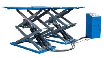 新品 200v (単相と動力電圧あり)3.5トン 電動油圧式トータスリフト シザーリフト 適格領収書対応 土間工事不要 制御ユニット付　保証付