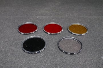 当時物 Nikon製 ５２㎜フィルター各種　５枚セット
