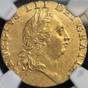 【イギリス金貨】(NGC-AU DETAILS 8.4g/91.7%金 1788年)