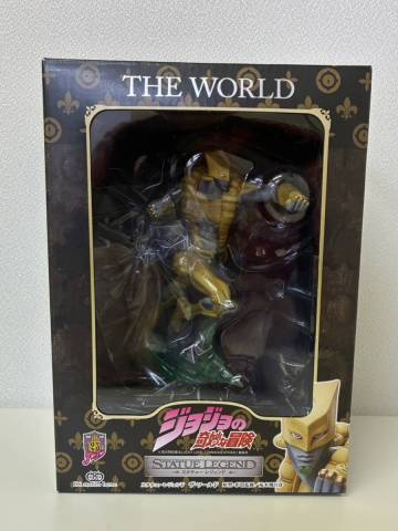 TOY595 1円オークション 未開封品 ディ・モールトベネ ジョジョの奇妙な冒険 スタチューレジェンド ザ・ワールド 可動フィギュア