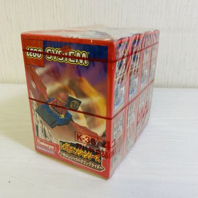 ▲心553【送60】1円～ パックシュリンク未開封 レゴ LEGO システム カバヤ レゴ赤ニンジャシリーズ 4種コンプ