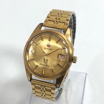 RADO ラドー Golden Horse ゴールデンホース 自動巻き 腕時計 3針 デイト メンズ ゴールド系 【稼動品】