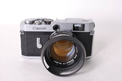 ＜個人出品065＞ Canon　キヤノン P（ポピュレール）レンジファィンダー 50mm F1.2 付