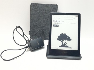 01w3388 Amazon Kindle Paperwhite シグニチャーエディション 第11世代 Anker ワイヤレス充電スタンド 簡易動作確認済 現状品【結城店】