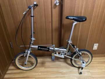 希少 パナソニック トレンクル 7500 (B-PEMT23) チタンフレーム 折りたたみ自転車 #2