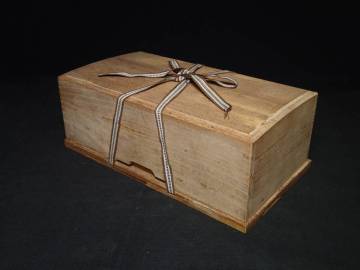 ◇日向特産 スワブテ蛤碁石33号相当『雪印』美麗品!! / 特大碁笥/ 桐碁笥箱付き◇I1