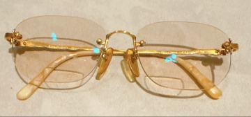 フェンディ メガネ K18 Fロゴ 総重量31.4g 750