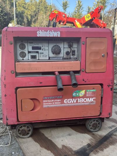 鹿児島県志布志發 新ダイワ(shindaiwa) ウェルダーEGW180MC-i 溶接機 現物確認大歓迎