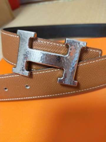 エルメス HERMES リバーシブル ベルト バックル ブラウン ブラック レザーマルトレ　メンズ　レディース