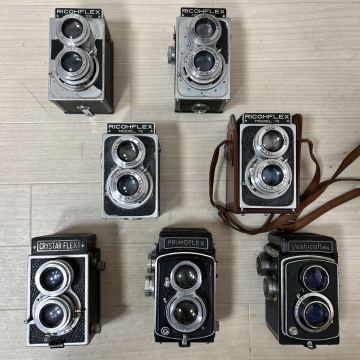 1円〜 二眼レフ カメラ RICOHFLEX CRYSTARFLEX PRIMOFLEX yashicaflex まとめ売り